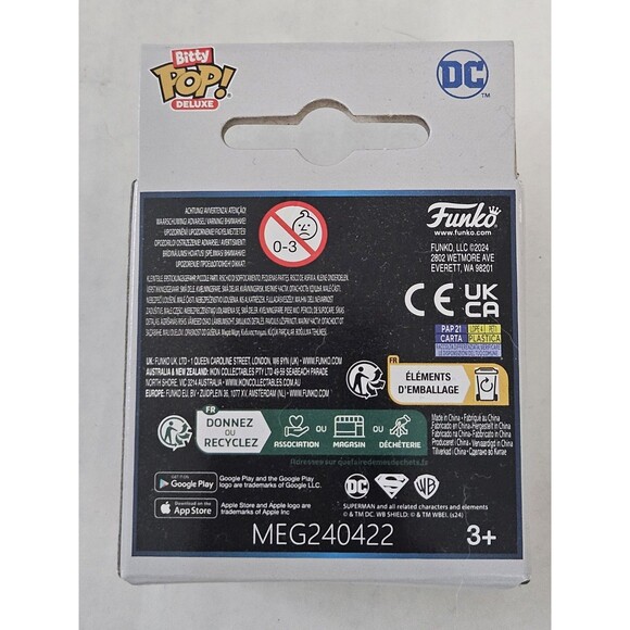 278 Superman Funko Mini Bitty Pop Deluxe DC Comics MIB - Picture 4 of 7